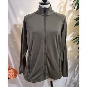 5.11 Tactical Stratos Full Zip Jacket Womens Size L Ranger Green Pockets Utility